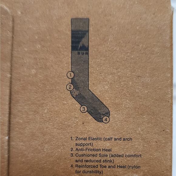 NWT Burton Women's Emblem Midweight Socks-S/M (4-6.5) - Picture 5 of 6